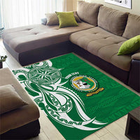 Personalised Liahona - Saineha High School Area Rug Tongan Ngatu Pattern LT14 - Polynesian Pride