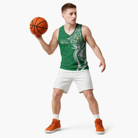 Personalised Liahona - Saineha High School Basketball Jersey Tongan Ngatu Pattern LT14 - Polynesian Pride