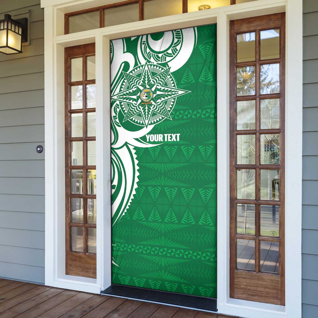 Personalised Liahona - Saineha High School Door Cover Tongan Ngatu Pattern LT14 - Polynesian Pride