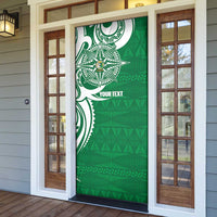 Personalised Liahona - Saineha High School Door Cover Tongan Ngatu Pattern LT14 - Polynesian Pride