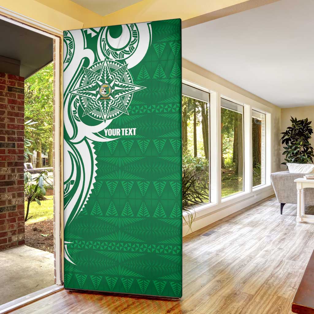Personalised Liahona - Saineha High School Door Cover Tongan Ngatu Pattern LT14 - Polynesian Pride