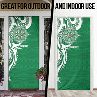 Personalised Liahona - Saineha High School Door Cover Tongan Ngatu Pattern LT14 - Polynesian Pride