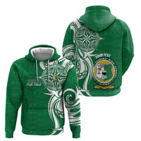 Personalised Liahona - Saineha High School Hoodie Tongan Ngatu Pattern LT14 - Polynesian Pride