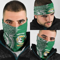 Personalised Liahona - Saineha High School Neck Gaiter Tongan Ngatu Pattern LT14 - Polynesian Pride