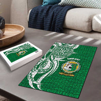 Personalised Liahona - Saineha High School Puzzle Tongan Ngatu Pattern LT14 - Polynesian Pride