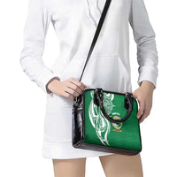 Personalised Liahona - Saineha High School Shoulder Handbag Tongan Ngatu Pattern LT14 - Polynesian Pride