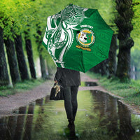 Personalised Liahona - Saineha High School Umbrella Tongan Ngatu Pattern LT14 - Polynesian Pride
