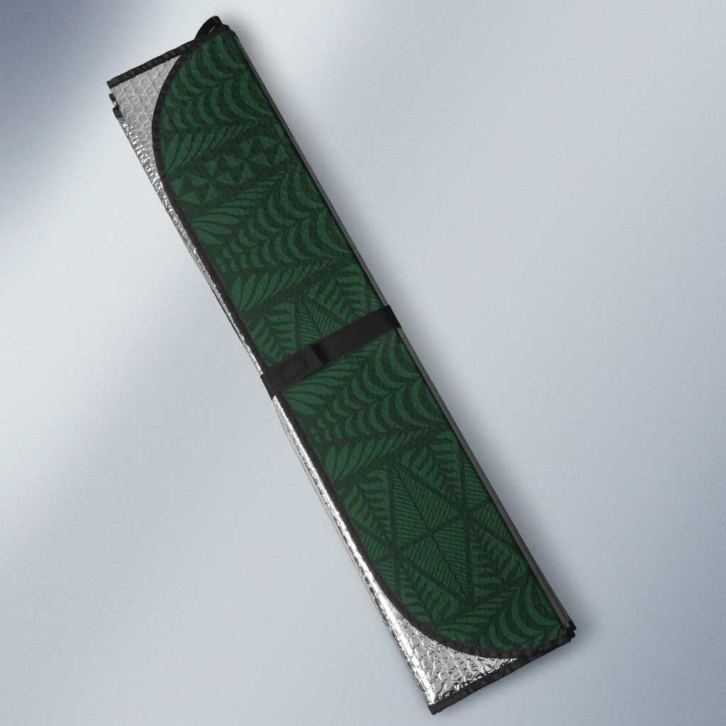 Personalised Tonga Takuilau College Auto Sun Shade Est 1975 Tongan Ngatu Pattern LT14 - Polynesian Pride