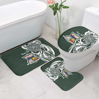 Personalised Tonga Takuilau College Bathroom Set Est 1975 Tongan Ngatu Pattern LT14 - Polynesian Pride