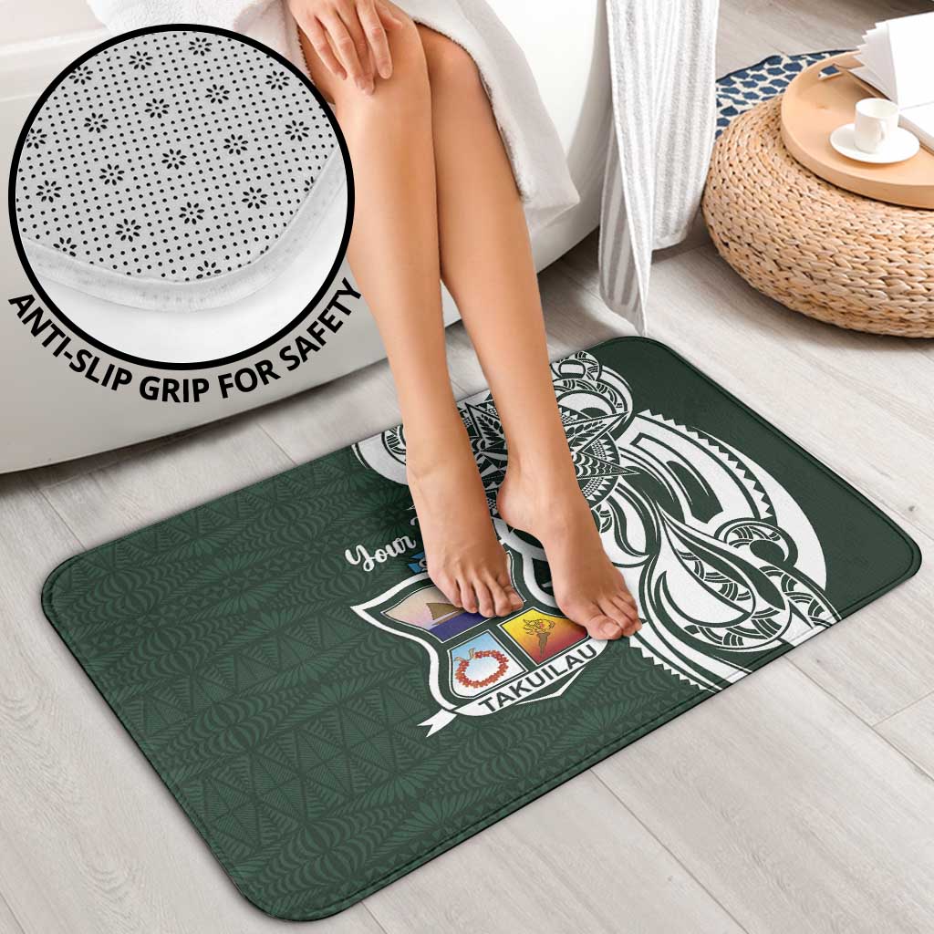 Personalised Tonga Takuilau College Bathroom Set Est 1975 Tongan Ngatu Pattern LT14 - Polynesian Pride
