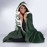 Personalised Tonga Takuilau College Hooded Blanket Est 1975 Tongan Ngatu Pattern LT14 - Polynesian Pride