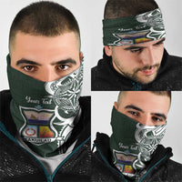 Personalised Tonga Takuilau College Neck Gaiter Est 1975 Tongan Ngatu Pattern LT14 - Polynesian Pride