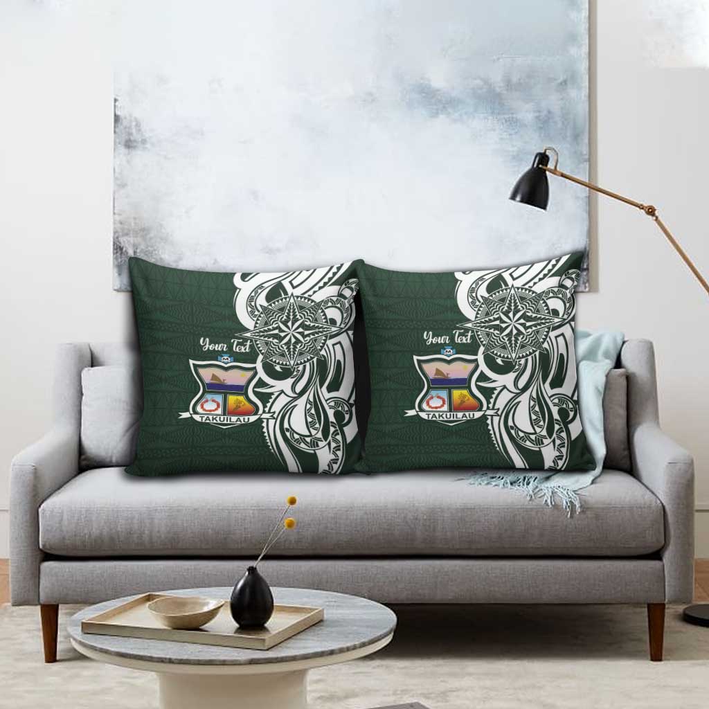 Personalised Tonga Takuilau College Pillow Cover Est 1975 Tongan Ngatu Pattern LT14 - Polynesian Pride