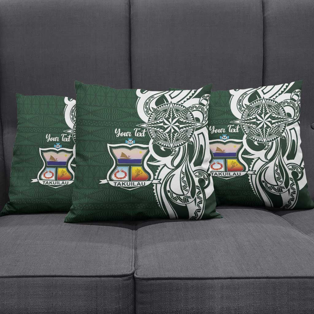 Personalised Tonga Takuilau College Pillow Cover Est 1975 Tongan Ngatu Pattern LT14 - Polynesian Pride