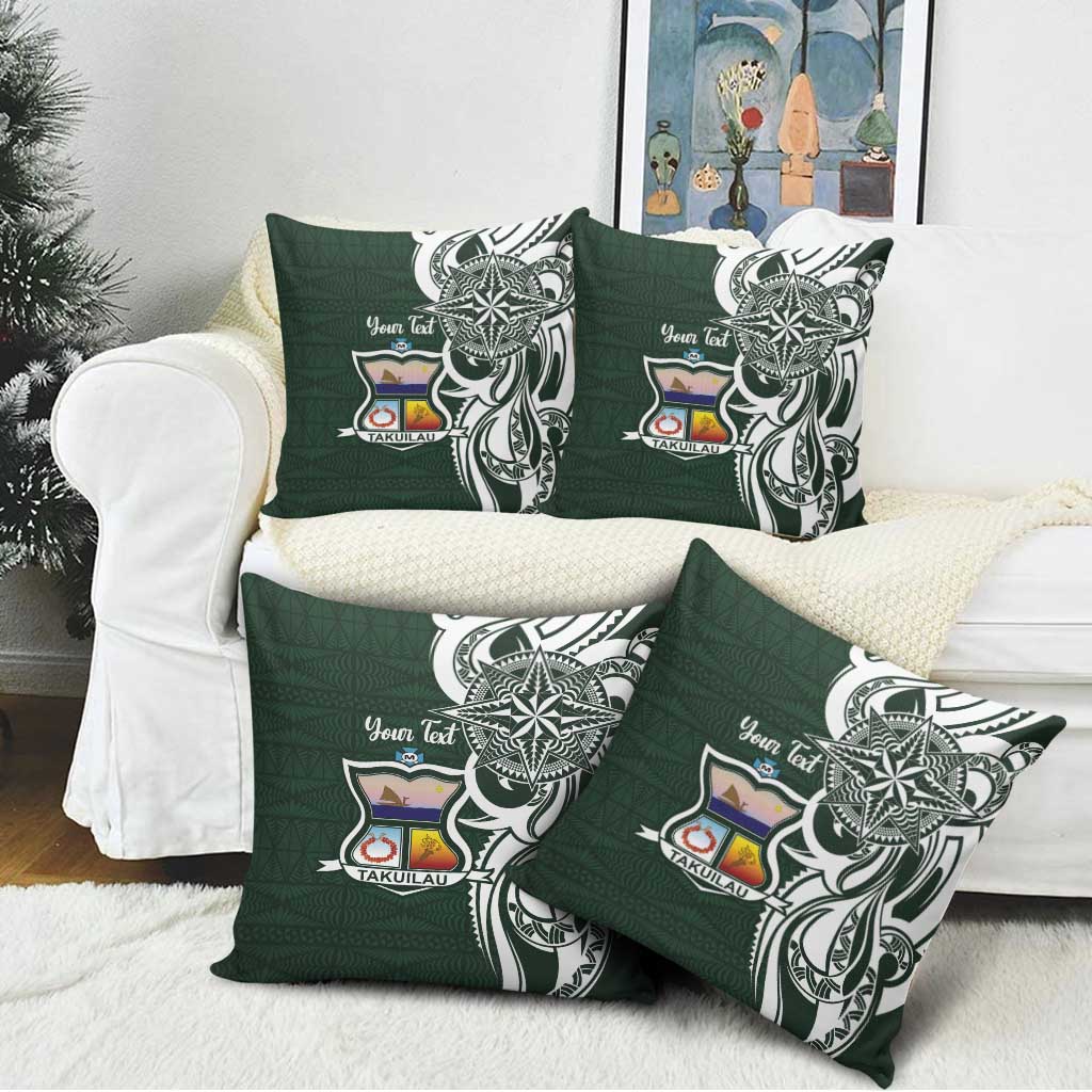 Personalised Tonga Takuilau College Pillow Cover Est 1975 Tongan Ngatu Pattern LT14 - Polynesian Pride