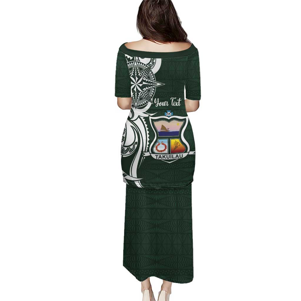 Personalised Tonga Takuilau College Puletasi Est 1975 Tongan Ngatu Pattern LT14 - Polynesian Pride