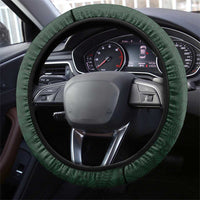 Tonga Takuilau College Steering Wheel Cover Est 1975 Tongan Ngatu Pattern LT14 - Polynesian Pride