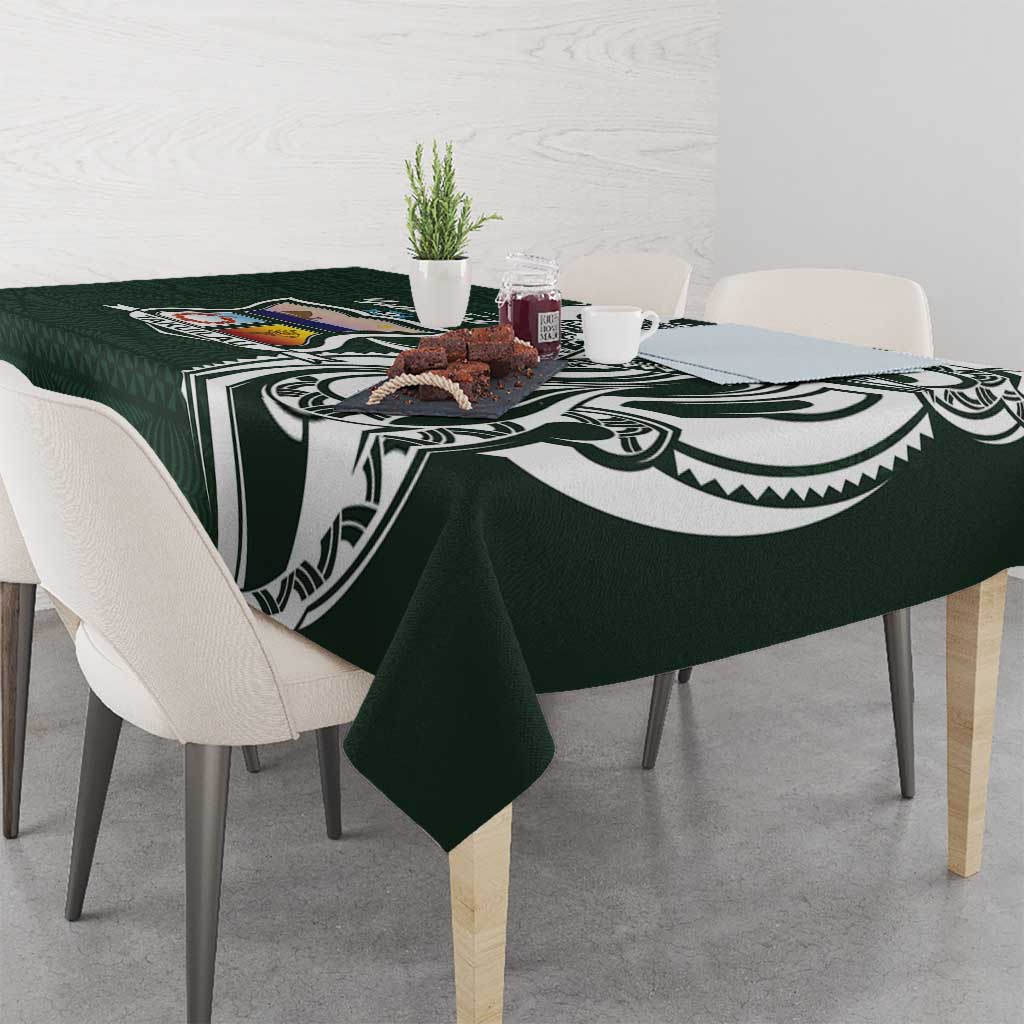 Personalised Tonga Takuilau College Tablecloth Est 1975 Tongan Ngatu Pattern LT14 - Polynesian Pride