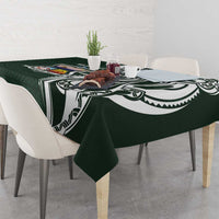 Personalised Tonga Takuilau College Tablecloth Est 1975 Tongan Ngatu Pattern LT14 - Polynesian Pride