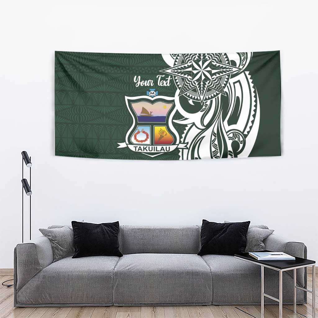 Personalised Tonga Takuilau College Tapestry Est 1975 Tongan Ngatu Pattern LT14 - Polynesian Pride
