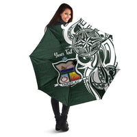 Personalised Tonga Takuilau College Umbrella Est 1975 Tongan Ngatu Pattern LT14 - Polynesian Pride