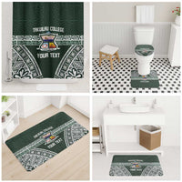 Personalised Tonga Takuilau College Bathroom Set 50th Anniversary Ngatu Kupesi LT14 - Polynesian Pride