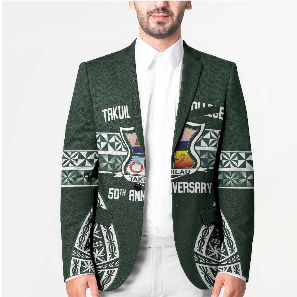 Personalised Tonga Takuilau College Blazer 50th Anniversary Ngatu Kupesi LT14 - Polynesian Pride