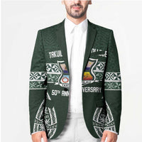 Personalised Tonga Takuilau College Blazer 50th Anniversary Ngatu Kupesi LT14 - Polynesian Pride