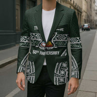 Personalised Tonga Takuilau College Blazer 50th Anniversary Ngatu Kupesi LT14 - Polynesian Pride