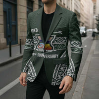 Personalised Tonga Takuilau College Blazer 50th Anniversary Ngatu Kupesi LT14 - Polynesian Pride