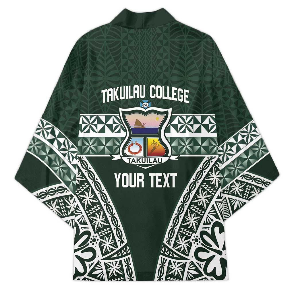 Personalised Tonga Takuilau College Kimono 50th Anniversary Ngatu Kupesi LT14 - Polynesian Pride