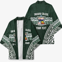 Personalised Tonga Takuilau College Kimono 50th Anniversary Ngatu Kupesi LT14 - Polynesian Pride