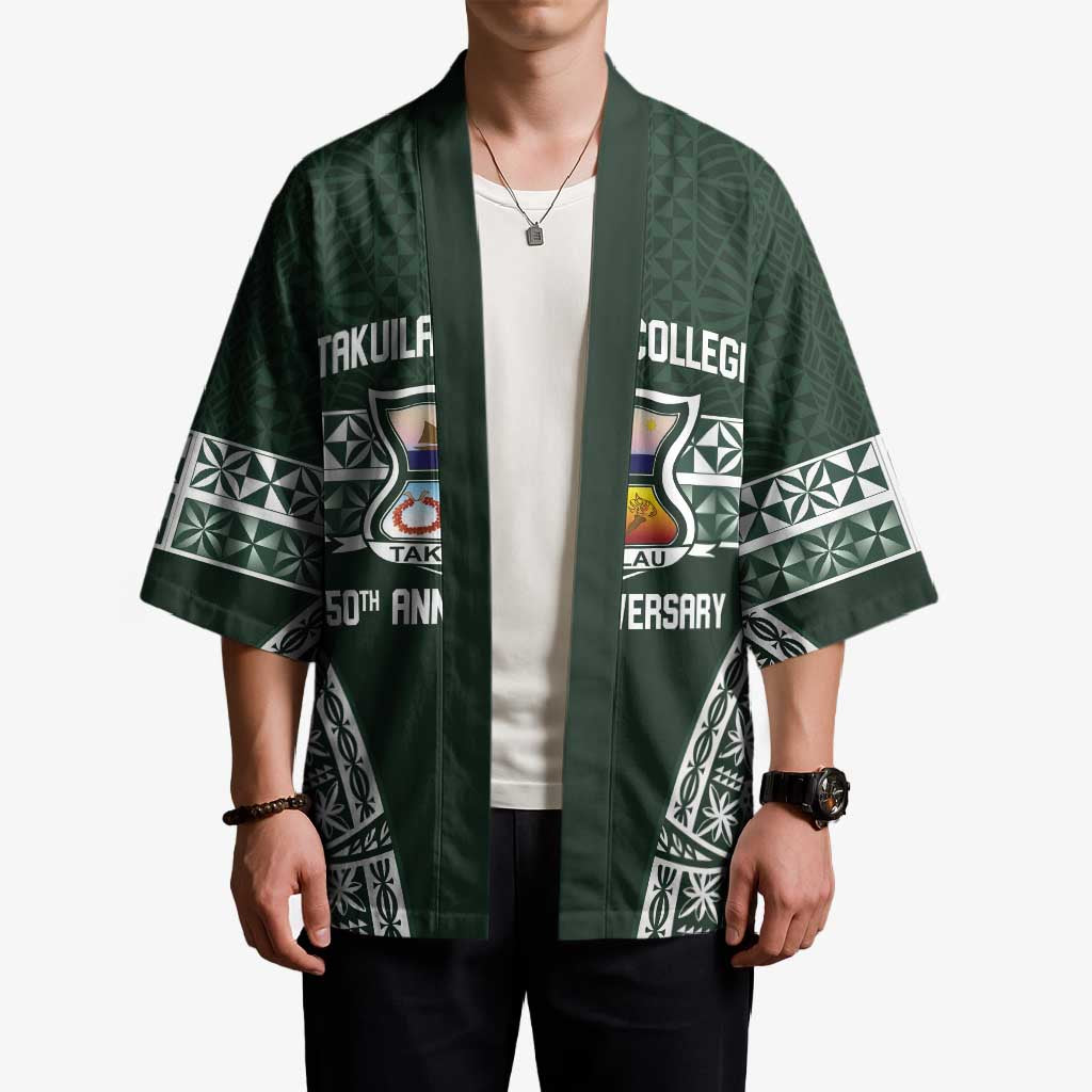 Personalised Tonga Takuilau College Kimono 50th Anniversary Ngatu Kupesi LT14 - Polynesian Pride