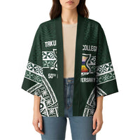 Personalised Tonga Takuilau College Kimono 50th Anniversary Ngatu Kupesi LT14 - Polynesian Pride