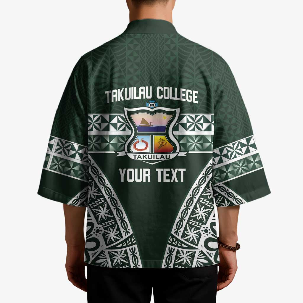 Personalised Tonga Takuilau College Kimono 50th Anniversary Ngatu Kupesi LT14 - Polynesian Pride