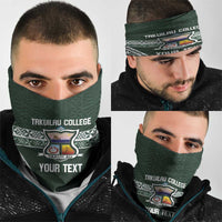 Personalised Tonga Takuilau College Neck Gaiter 50th Anniversary Ngatu Kupesi LT14 - Polynesian Pride