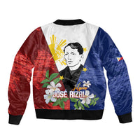 Philippines Rizal Day Bomber Jacket Filipino Sampaguita Grunge Style LT14 - Polynesian Pride