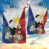 Philippines Rizal Day Garden Flag Filipino Sampaguita Grunge Style LT14 - Polynesian Pride
