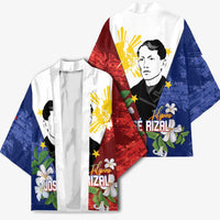 Philippines Rizal Day Kimono Filipino Sampaguita Grunge Style LT14 - Polynesian Pride