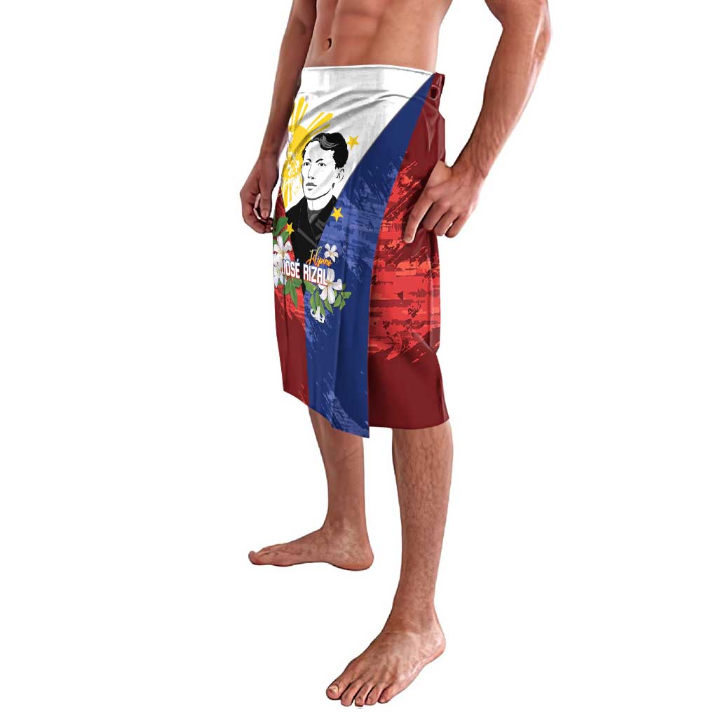 Philippines Rizal Day Lavalava Filipino Sampaguita Grunge Style LT14 - Polynesian Pride