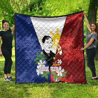 Philippines Rizal Day Quilt Filipino Sampaguita Grunge Style LT14 - Polynesian Pride