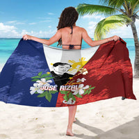 Philippines Rizal Day Sarong Filipino Sampaguita Grunge Style LT14 - Polynesian Pride