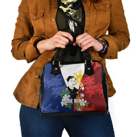 Philippines Rizal Day Shoulder Handbag Filipino Sampaguita Grunge Style LT14 - Polynesian Pride