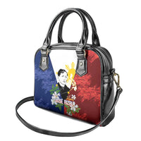 Philippines Rizal Day Shoulder Handbag Filipino Sampaguita Grunge Style LT14 - Polynesian Pride