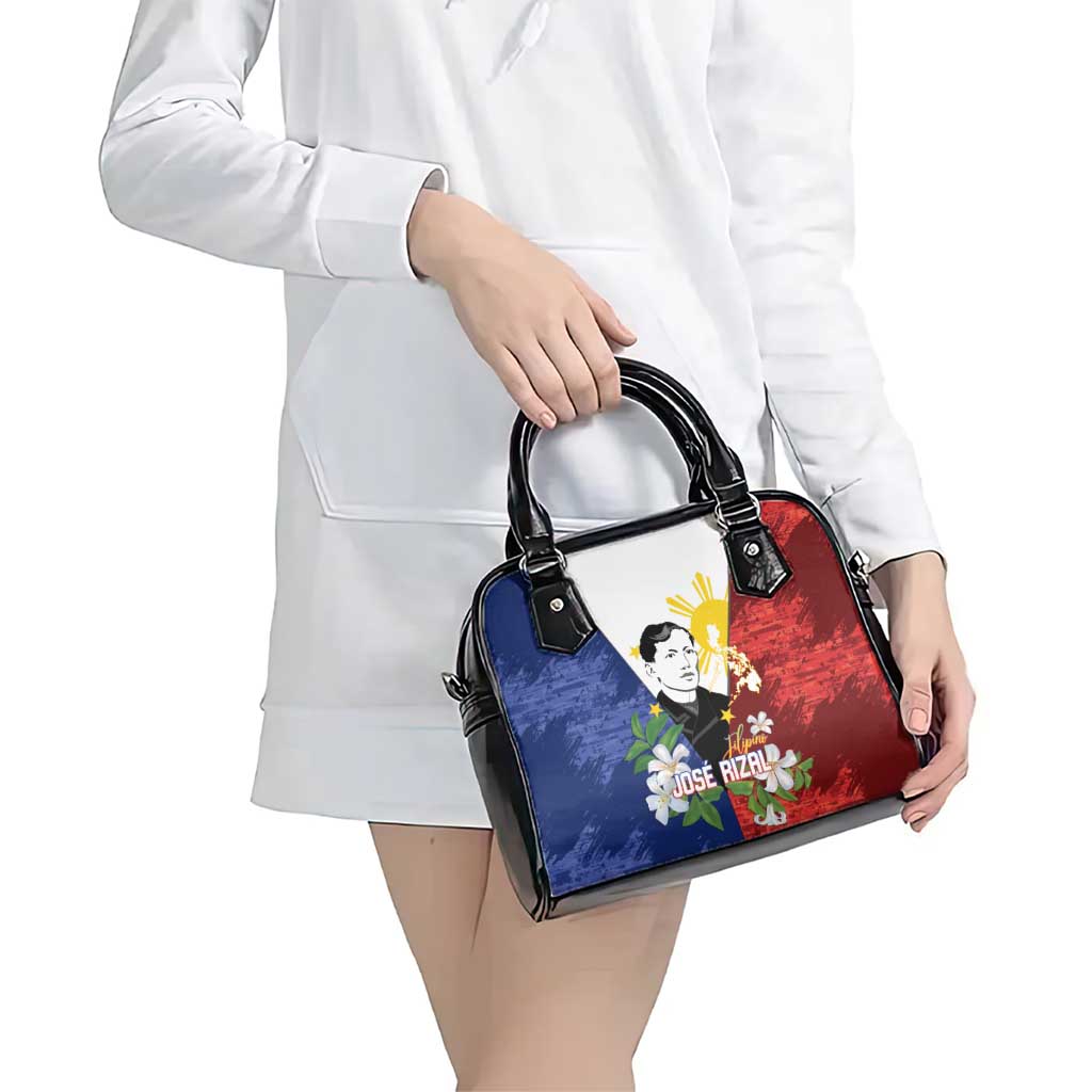 Philippines Rizal Day Shoulder Handbag Filipino Sampaguita Grunge Style LT14 - Polynesian Pride