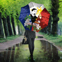 Philippines Rizal Day Umbrella Filipino Sampaguita Grunge Style LT14 - Polynesian Pride