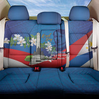 Philippines Rizal Day Back Car Seat Cover Filipino Motto Stella Polynesian Pattern LT14 One Size Blue - Polynesian Pride