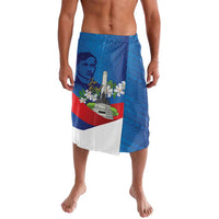 Philippines Rizal Day Lavalava Filipino Motto Stella Polynesian Pattern LT14 Blue - Polynesian Pride