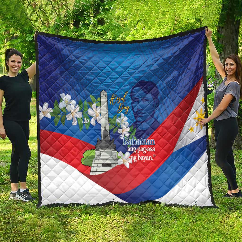 Philippines Rizal Day Quilt Filipino Motto Stella Polynesian Pattern LT14 - Polynesian Pride