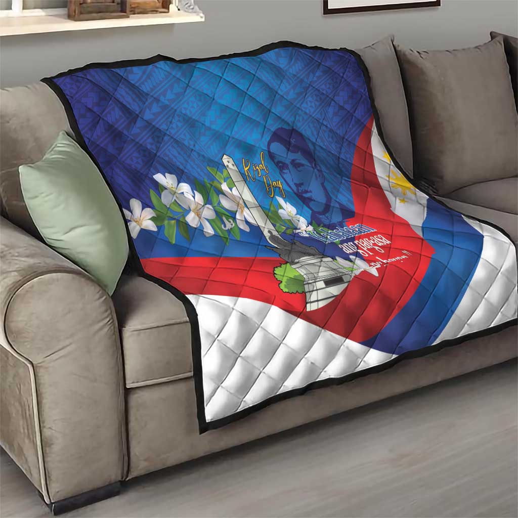 Philippines Rizal Day Quilt Filipino Motto Stella Polynesian Pattern LT14 - Polynesian Pride